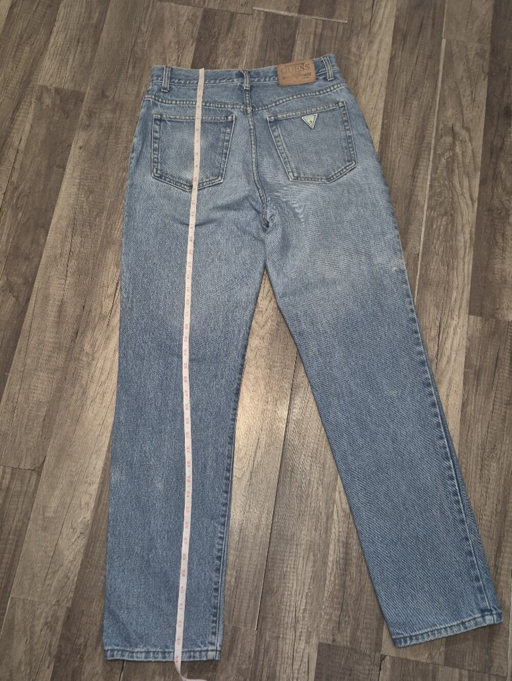 Guess Light Blue Straight Leg Men's Jeans 100% Cotton